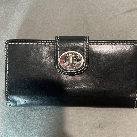 Coach wallet with checks case - Picture 1 of 6